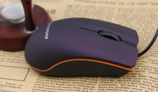 Lenovo M20 Mini Tiny Wired 3D Optical Mouse
